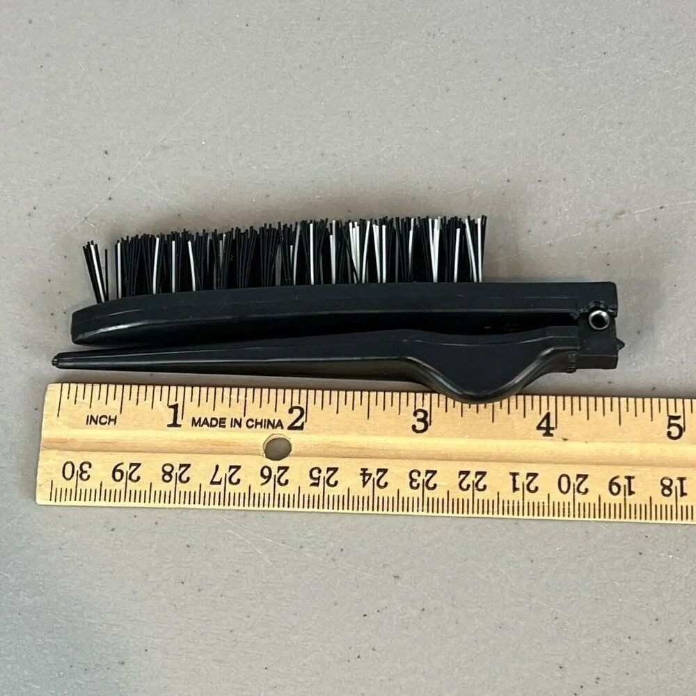Vintage Folding Hair Brush Travel Pocket Size by Hi Fashion Wigs Hong Kong